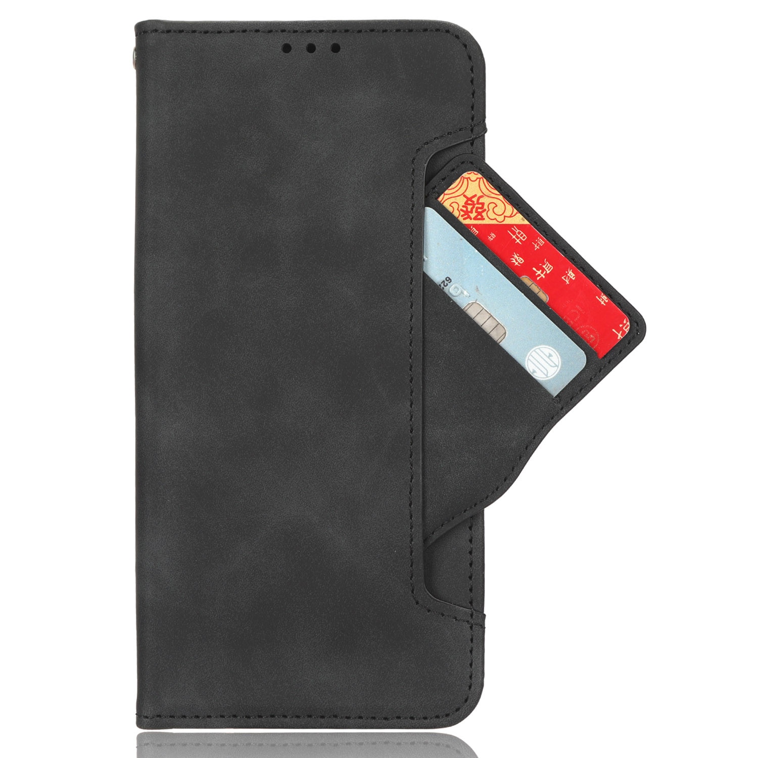 Husa flip pentru Xiaomi Redmi Note 15 Pro Plus 5G / Poco M8 Pro 5G, slot card, negru