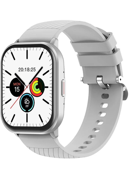 Sportóra Valdus VS02, fehér, digitális kijelző, egészségügyi funkciók, 280 mAh