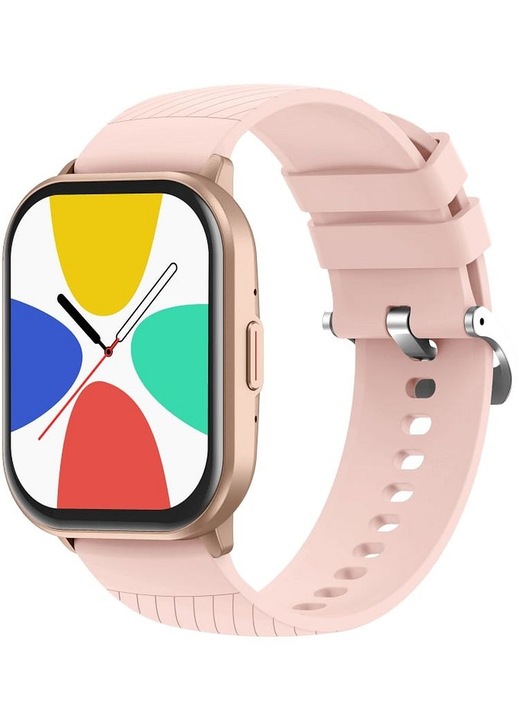 Okosóra Valdus VS02, rózsaszín, digitális kijelző, egészségügyi funkciók, férfiak és nők számára