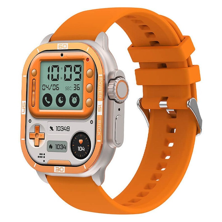 Смарт часовник Valdus VS36 PRO, спортен, оранжев, унисекс
