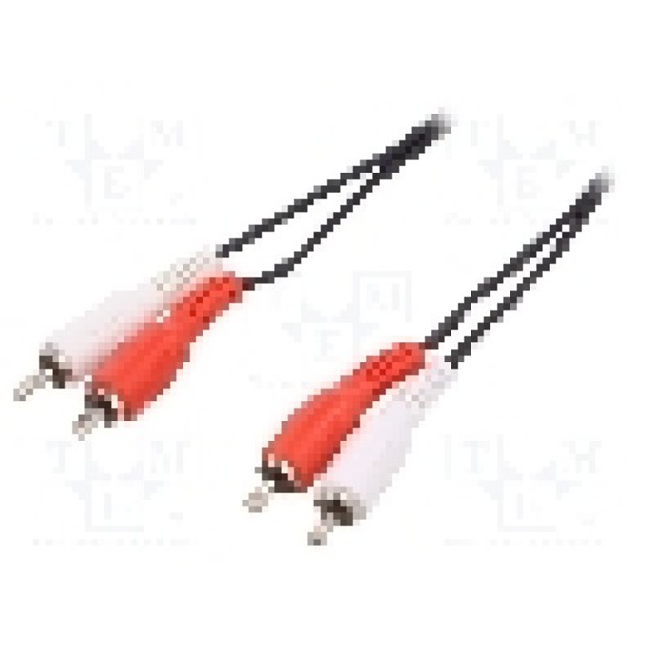 Cablu RCA - RCA, 2.5m, LOGILINK - CA1039