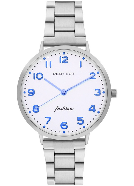 Női karóra Perfect PF00983, Ezüst, Kvarc, 30m vízálló