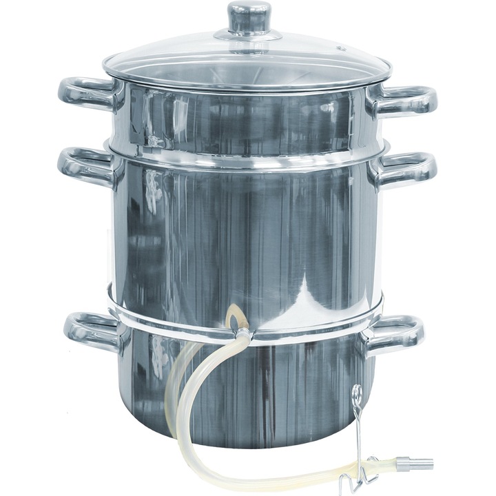 Browin gyümölcsprés készlet, 3 edény, rozsdamentes acél, 8L, 24,8cm