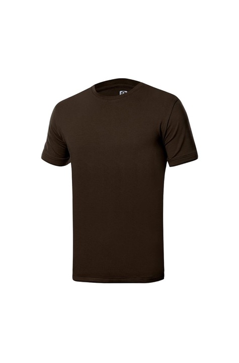 Tricou simplu cu maneca scurta Trendy, maro