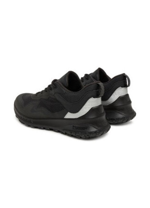 Női tornacipő, Ecco, textil, fekete/ezüst