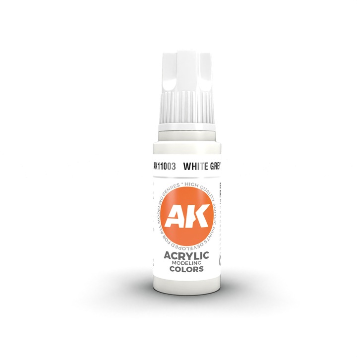 Festék AK11003 Fehér Szürke 3Gen Akril, AK Interactive, 17 ml