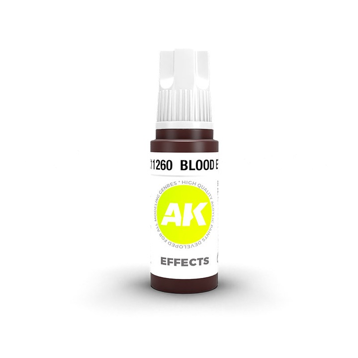 Боя AK11260 Ефект Кръв Акрилни бои 3-то поколение, AK Interactive, 17 ml