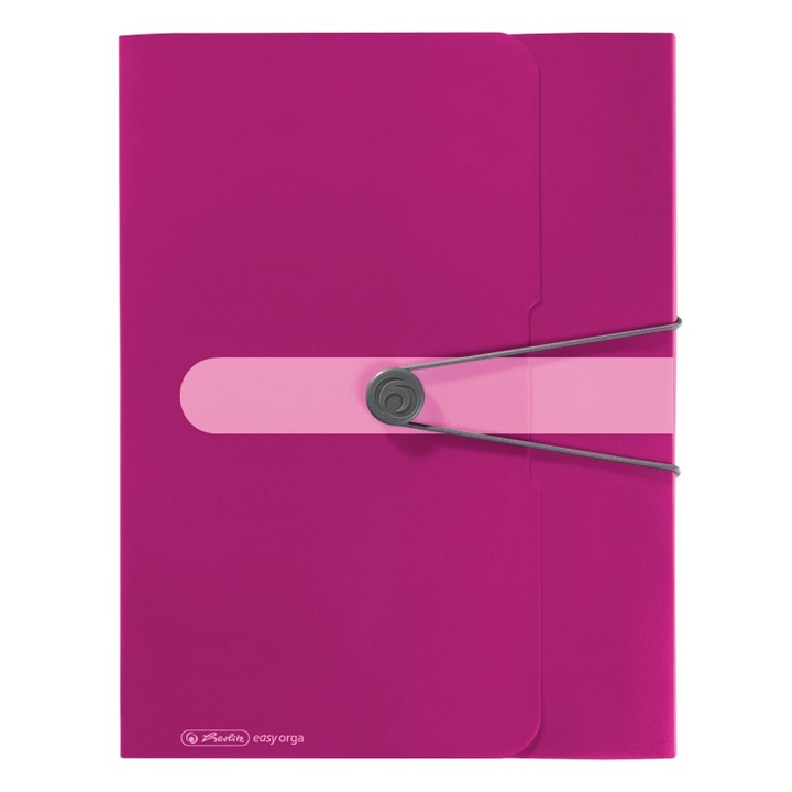 Mapa pp a4 40mm eotg inchidere buton cu elastic, ciclam