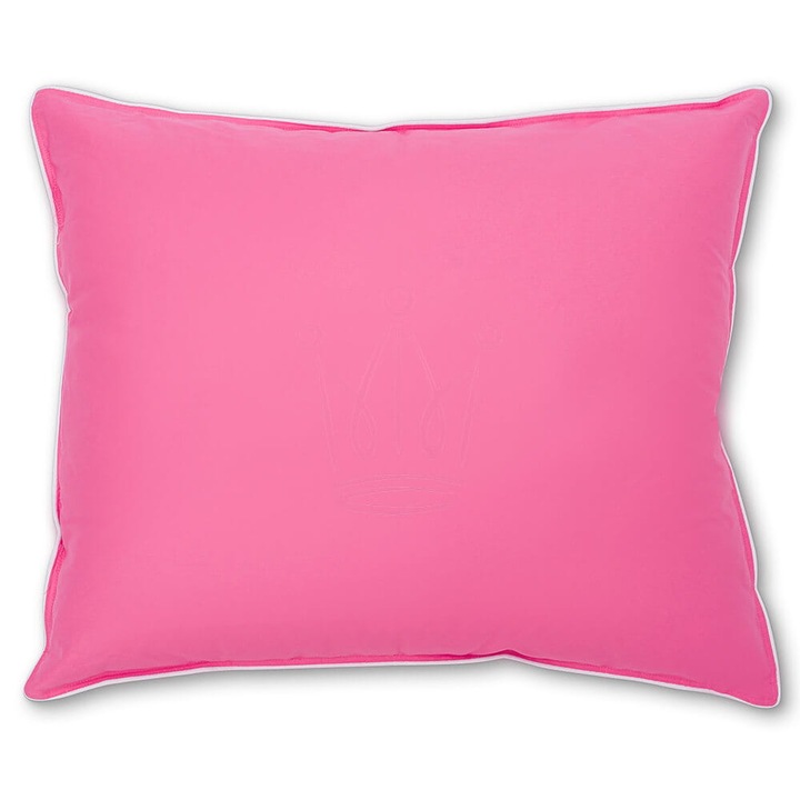 Perna Cu Pene, Amw, 50 x 60 cm, Umplutura Naturala, Hipoalergenica, Durabila Pentru Multi Ani, Certificata Oeko Tex® Standard 100, Roz