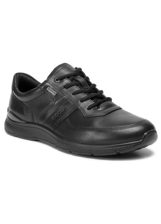 Férfi tornacipő, Ecco, 206328922, természetes bőr, fekete, 45 EU