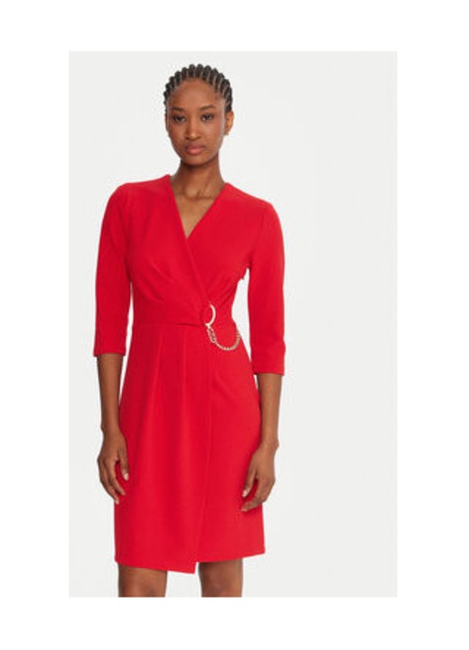 Rochie cocktail, Rinascimento, 65970, Rosu