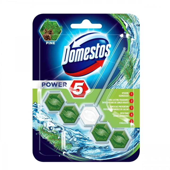 Odorizant wc bile Domestos Pin 55g