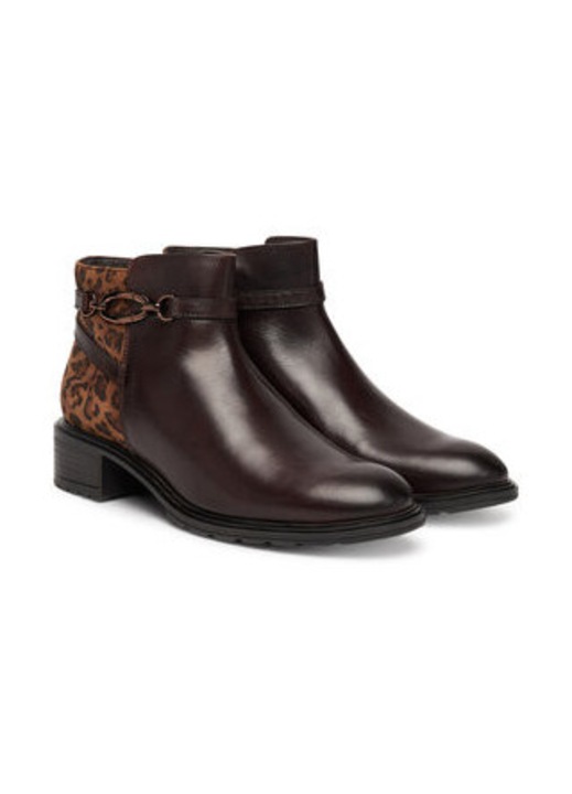 Botine dama, Ara, din piele naturala, maro, 36.5 EU