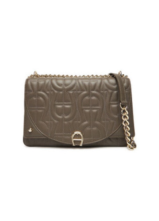 Női táska, Aigner, 305521781, természetes bőr, arany részletek