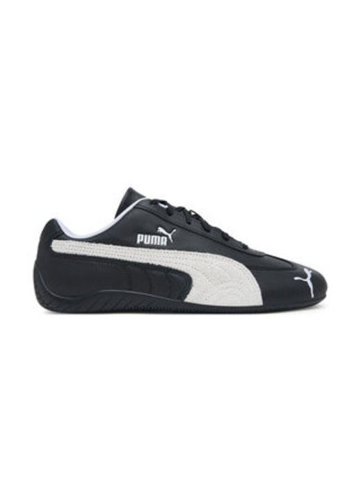 Tenisi barbati, Puma, 305146663, piele naturala, alb/negru