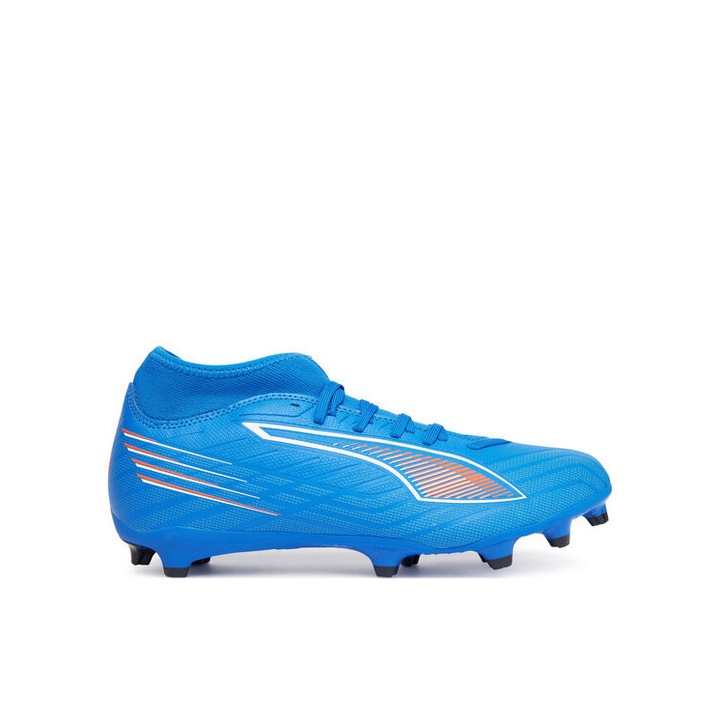 Мъжки футболни обувки, Puma, еко кожа, син