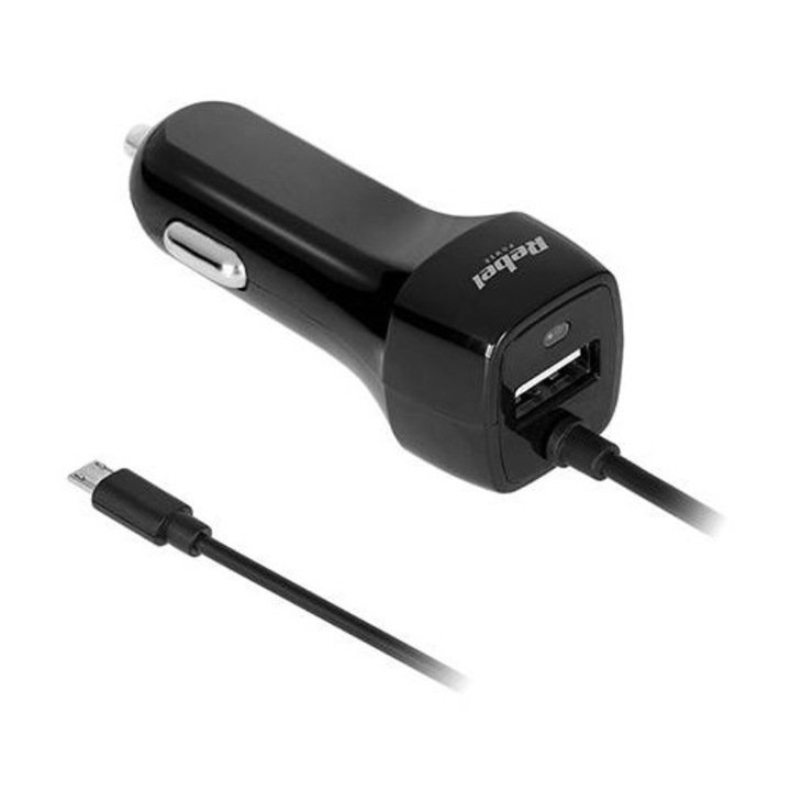 Incarcator Rebel INCARCATOR AUTO MICRO USB 2100MA