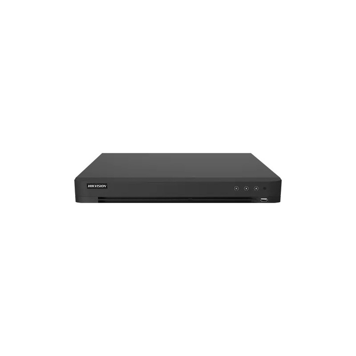 DVR AcuSense 32 канала макс. 3K, 8 IP канала макс. 6MP, АУДИО 'по коаксиал', 1U - HIKVISION iDS-7232HQHI-M2-XT