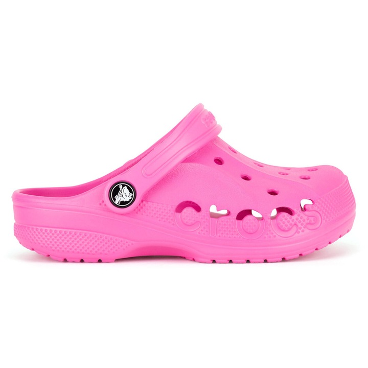 Saboti pentru fete, Crocs, plastic, roz, 33-34 EU