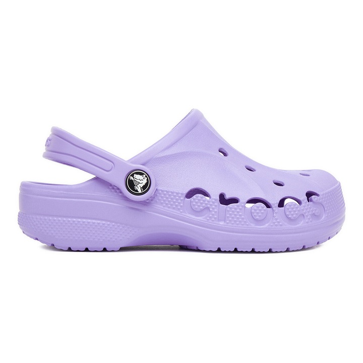 Papuci fete 5904862338804, Crocs, Mov, Plastic, 32-33 EU