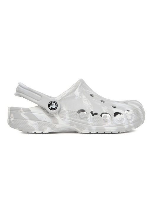 Papuci dama, Crocs, gri, material sintetic