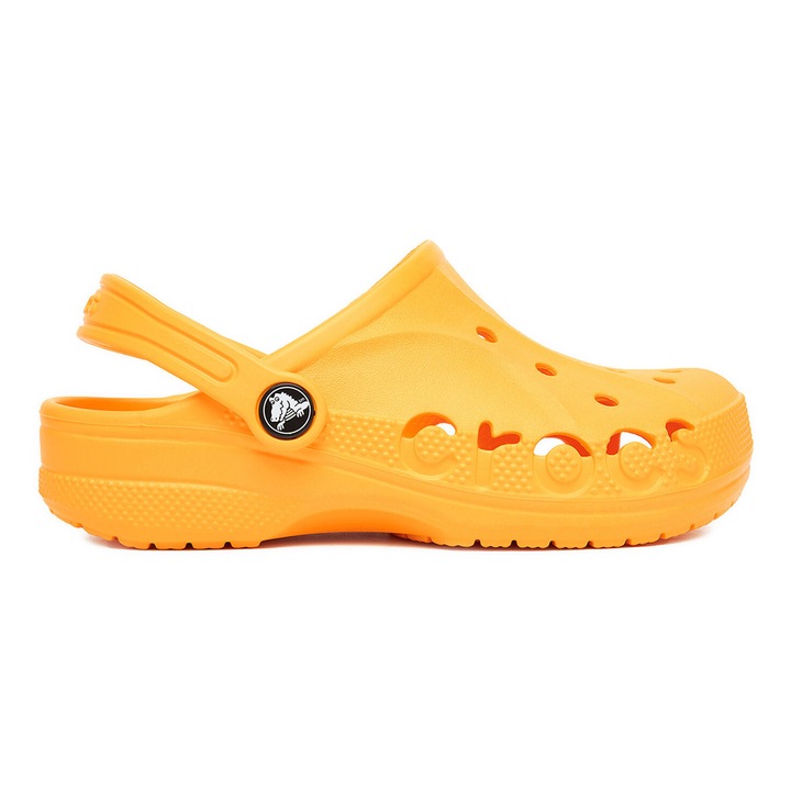 Slapi pentru fete, Crocs, 5904862338736, Plastic, Galben
