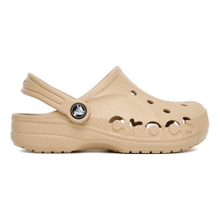 Papuci fete 5906751238929, Crocs, Bej, Plastic, 30-31 EU