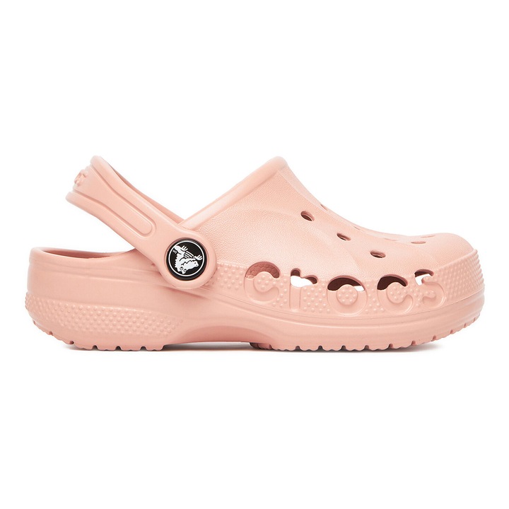 Papuci fete 5906751239971, Crocs, Roz, Sintetic, 34-35 EU