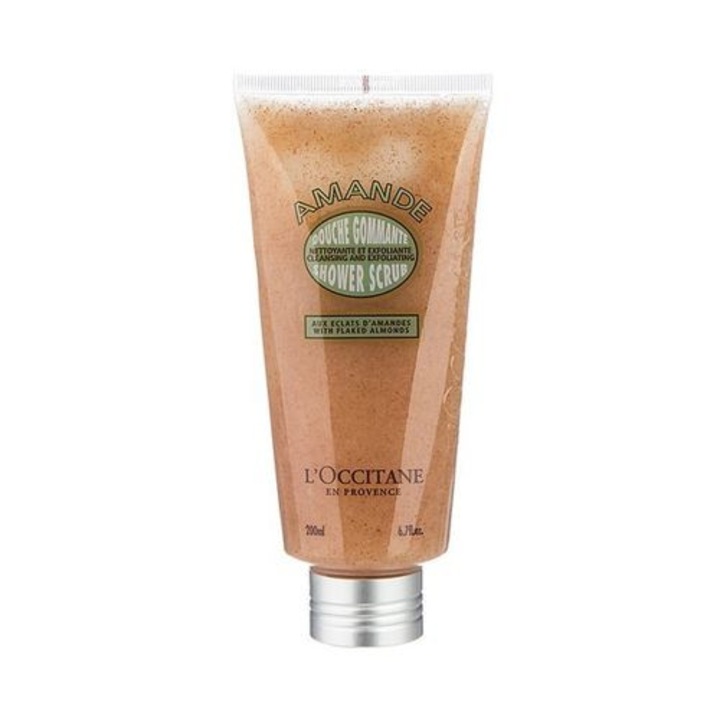 L'OCCITANE Almond Shower Srub - Tusfürdő (200 ml)