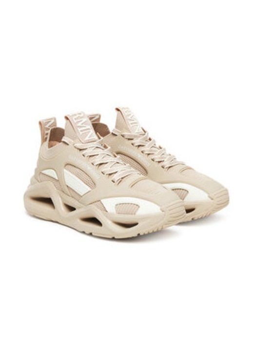 Tenisi Emporio Armani EA7, textil bej, Bej, 45 1/3