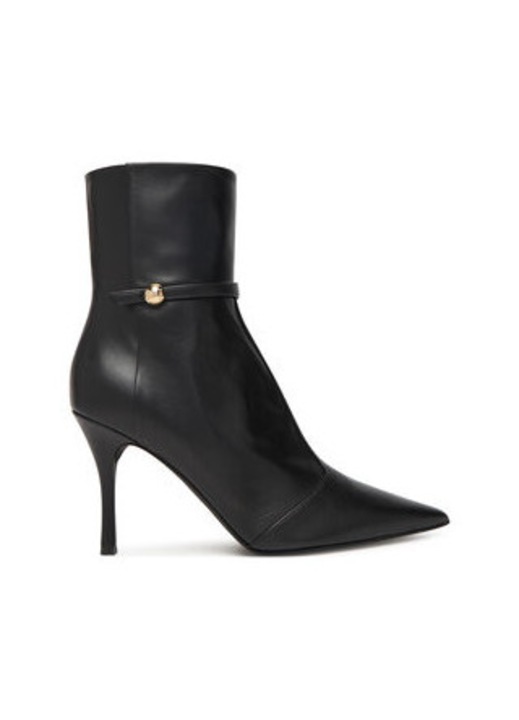 Női boka csizma Furla, 305616289, valódi bőr, Fekete