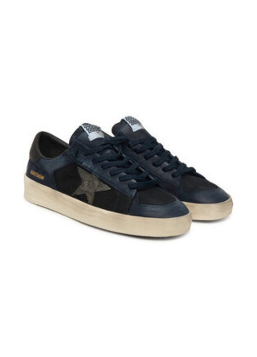 Tenisi barbatesti, Golden Goose, piele naturala, bleumarin, 46 EU