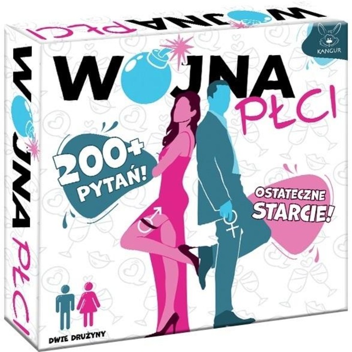 Társasjáték, KANGUR, Wojna Płci, vicces kérdések, 2-6 játékos