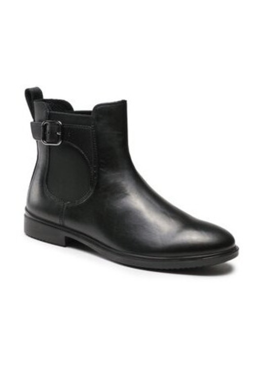 Ghete dama, Ecco, 303172121, piele naturala, negru
