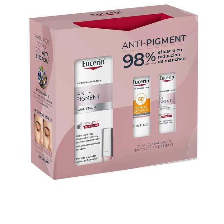 Комплект за намаляване на пигментни петна, Eucerin ANTI-PIGMENT DUAL SÉRUM, 3 бр