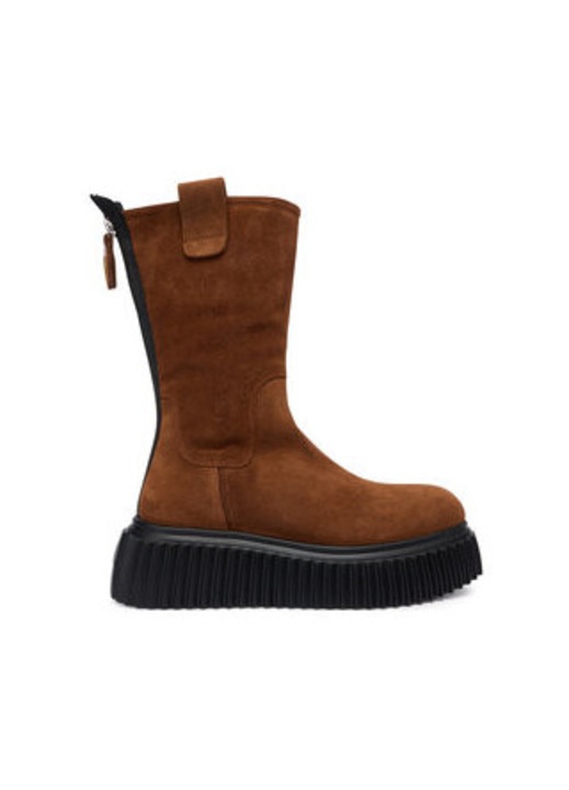 Ghete dama pana la glezna, Agl, 305639837, piele naturala