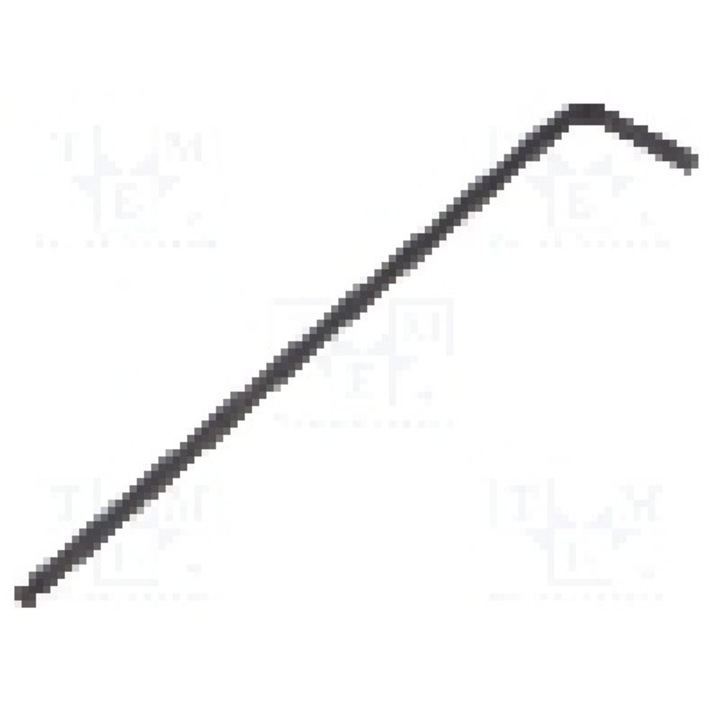 Cheie imbus, sferic, otel crom-vanadium, HEX 3mm, lungime 128mm, WIHA - 03870