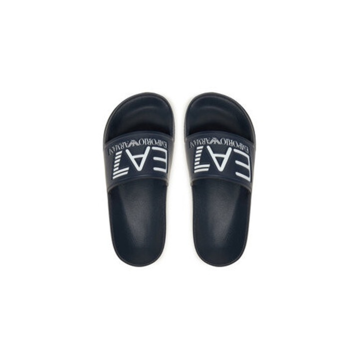 Детски чехли, Emporio Armani EA7, тъмносин, пластмаса