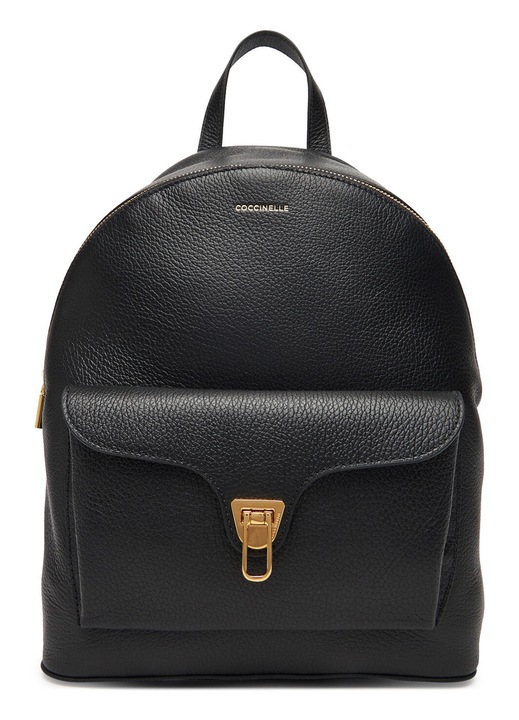 Модна дамска раница, Coccinelle, естествена кожа, универсална