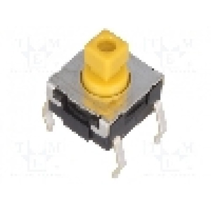 Microintrerupator, 6x6mm, OFF-(ON), SPST-NO, OMRON OCB - B3W-1052