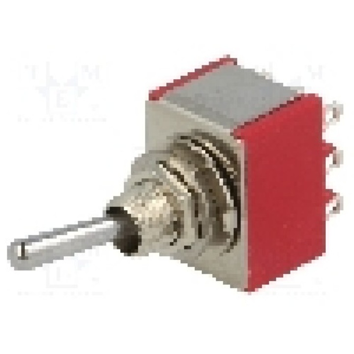 Intrerupator basculant, 2 pozitii, mod comutare ON-ON, 3PDT, IC SWITCHES - IC3101T1B1M1QE