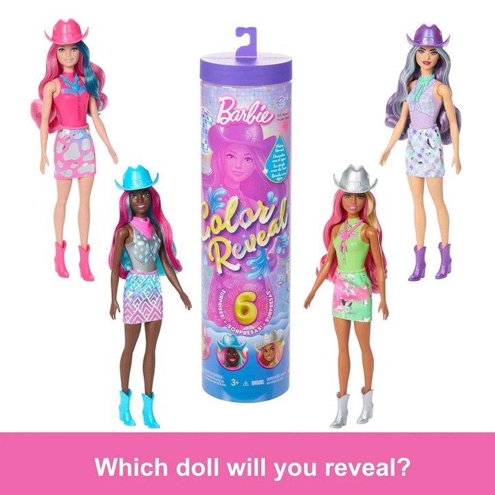 Barbie Colour Reveal Diszkó Csillag Baba - Mattel