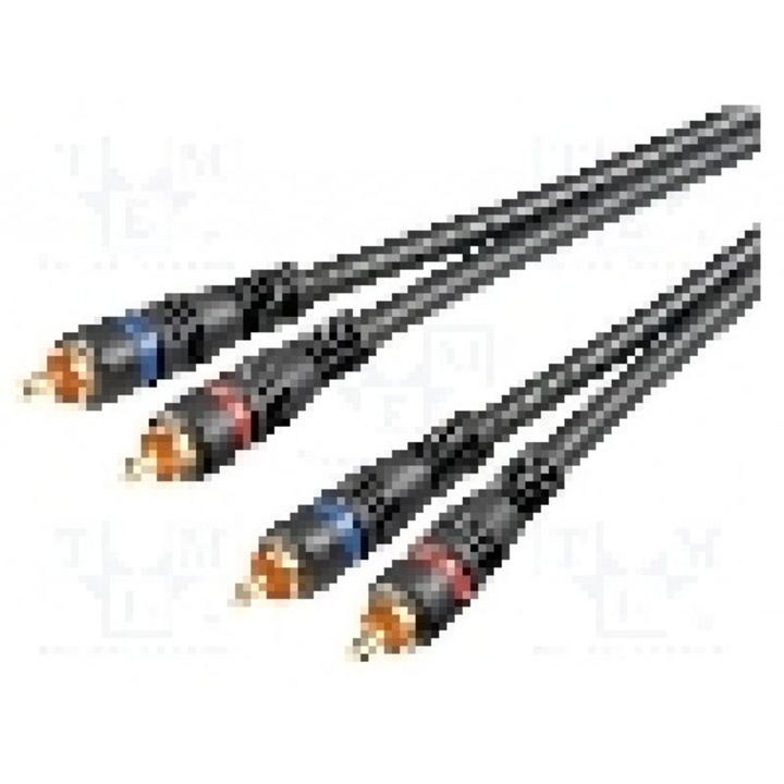 Cablu RCA - RCA, 3m, Goobay - 50119 - eMAG.ro