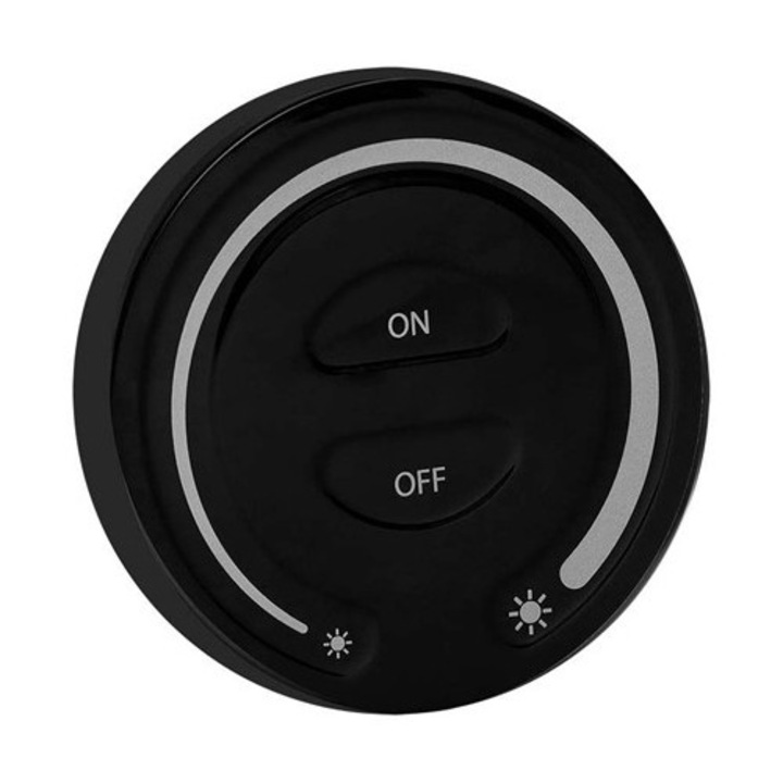 Controller banda led touch lumina alba - negru