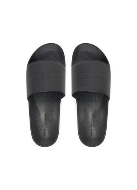 Papuci barbatesti, Tommy Hilfiger, piele ecologica negru