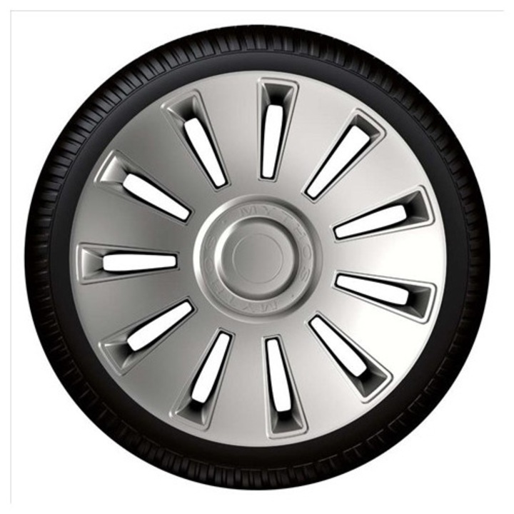 Set capace roți 16 inch, PETEX, durabile, ușor de montat, multicolor