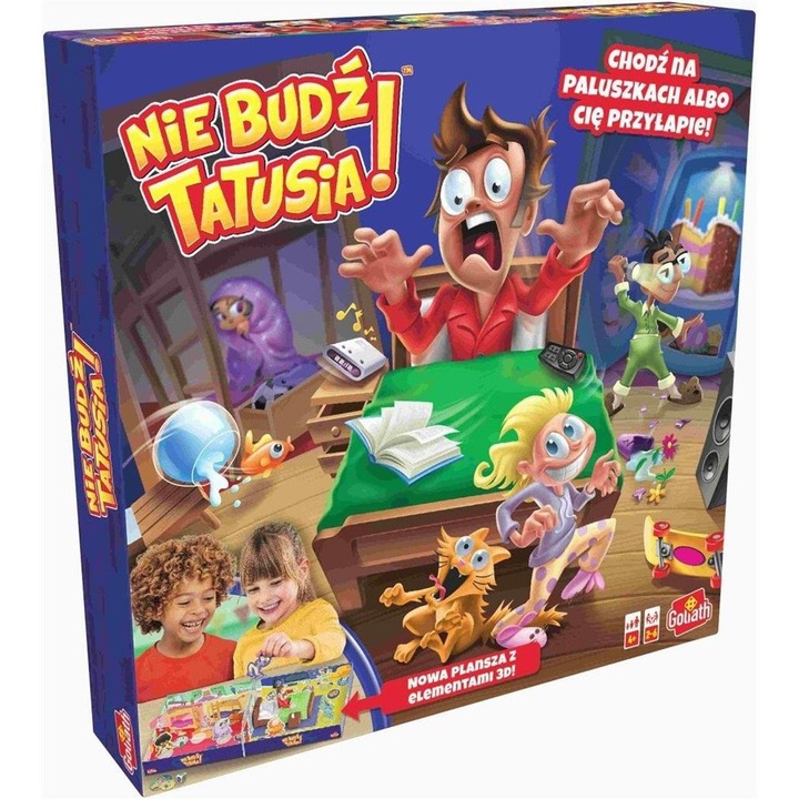 Társasjáték, Goliath, Ne ébreszd fel apát! 2, 2-6 játékos, 20 perc, 4+ év