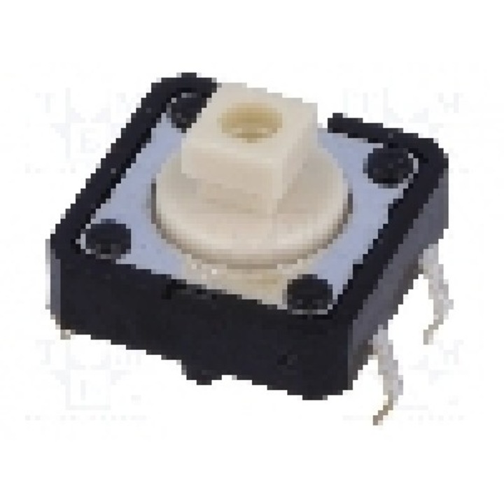 Microintrerupator, 12x12mm, OFF-(ON), SPST-NO, OMRON OCB - B3F-4050