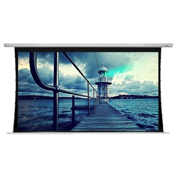 Ecran proiectie electric profesional tensionat ELITESCREENS Saker SKT120XHW-E10, marime vizibila: 265.7cm x 149.6cm Ecran proiectie electric profesional tensionat ELITESCREENS Saker SKT120XHW-E10, marime vizibila: 265.7cm x 149.6cm