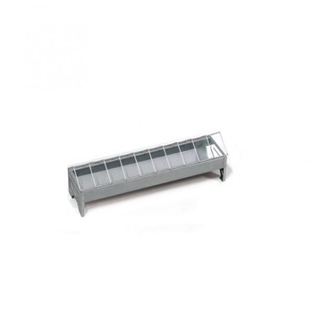 Hranitoare liniara din metal pentru pui mari 50 cm Hranitoare liniara din metal pentru pui mari 50 cm